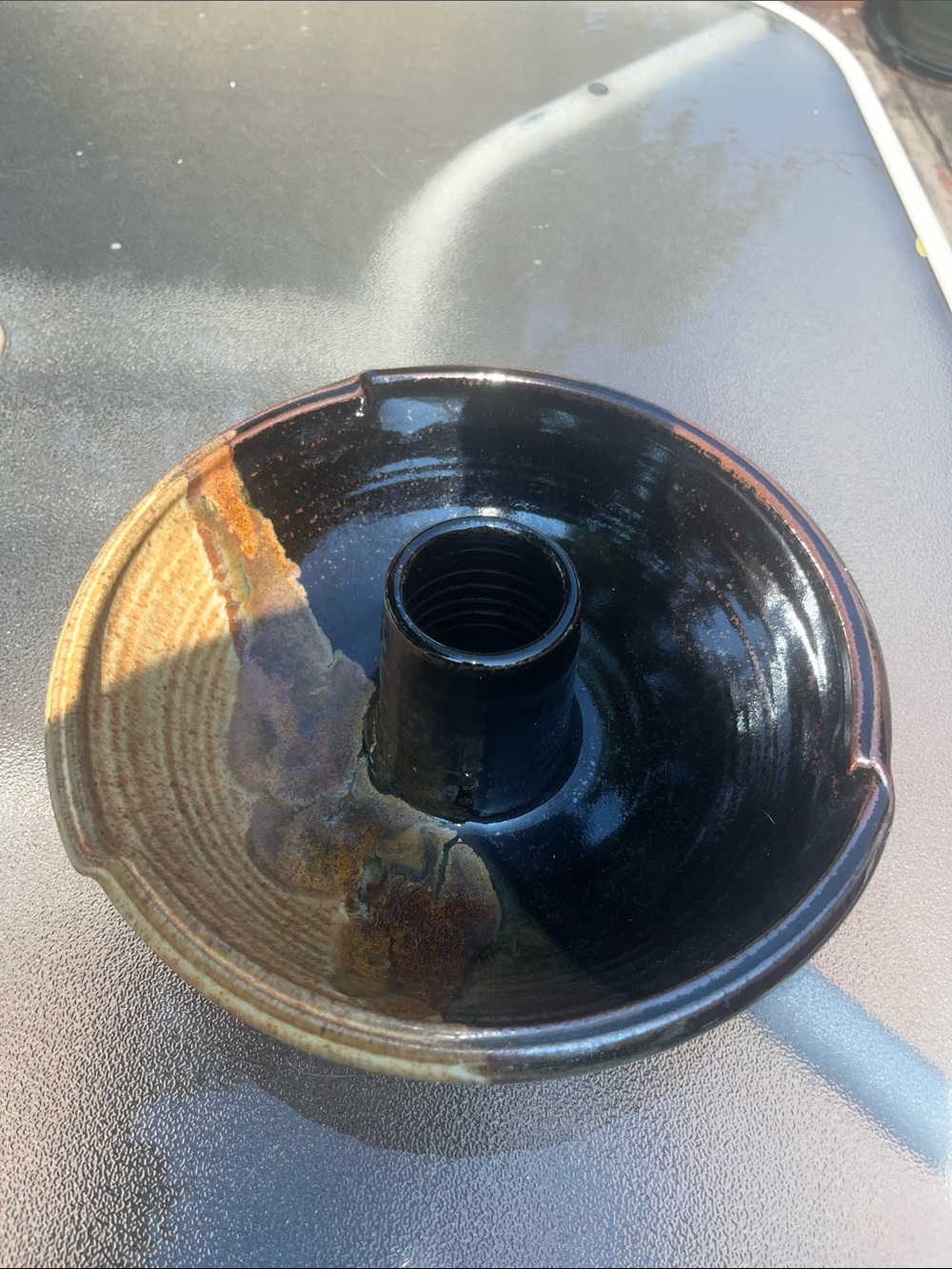 Clay Coyote Handthrown Studio Pottery Bundt Cake Baking Pan Dish